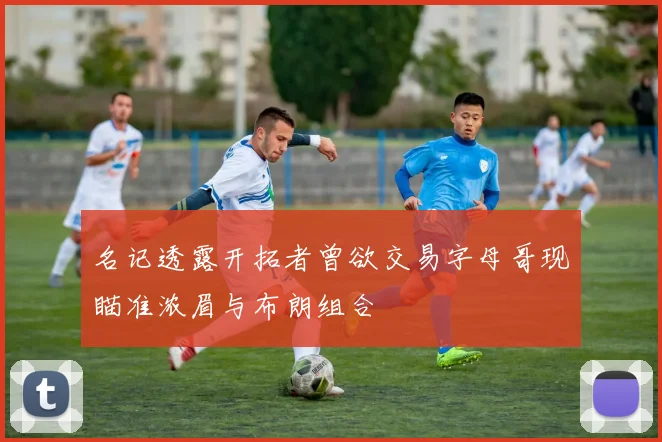 名记透露开拓者曾欲交易字母哥现瞄准浓眉与布朗组合